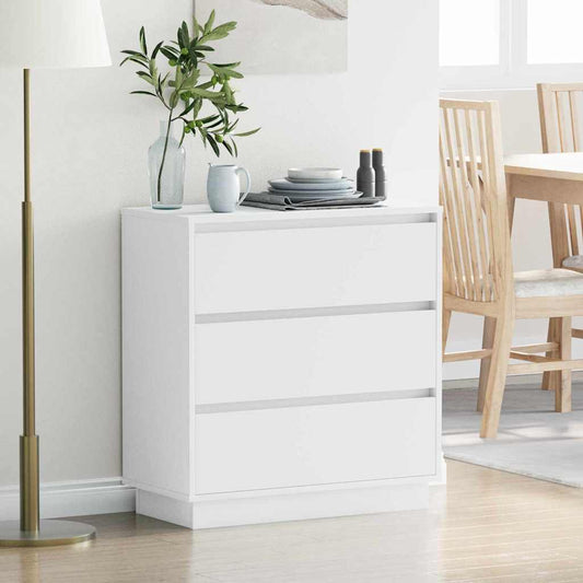 Natskab Med Skuffe 71 X 34,5 X 75 Cm Konstrueret Træ - Hovedbillede