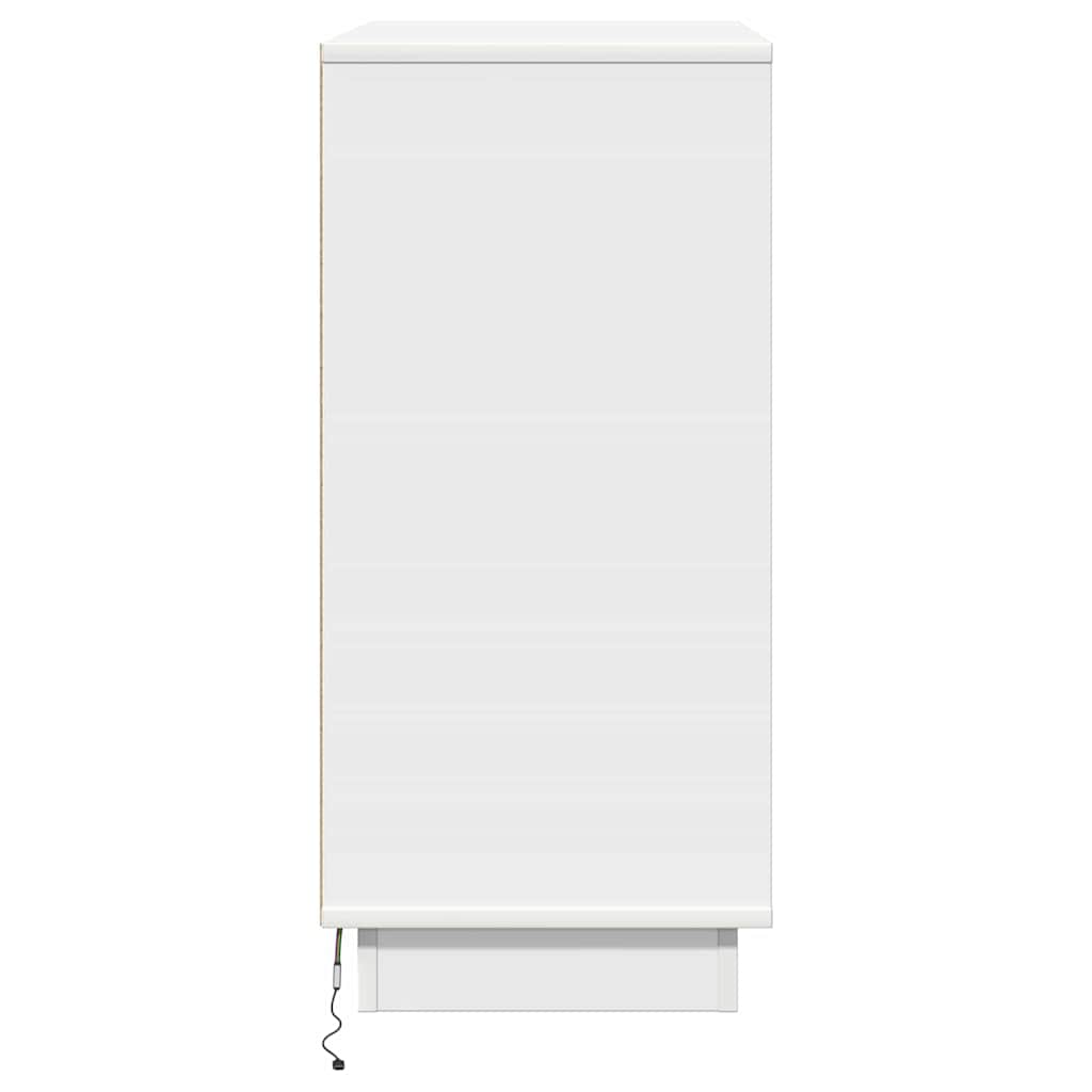 Natskab Med Skuffe 71 X 34,5 X 75 Cm Konstrueret Træ - Billede 7