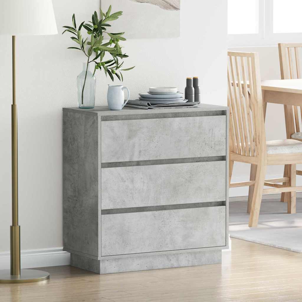 Natskab Med Skuffe 71 X 34,5 X 75 Cm Konstrueret Træ