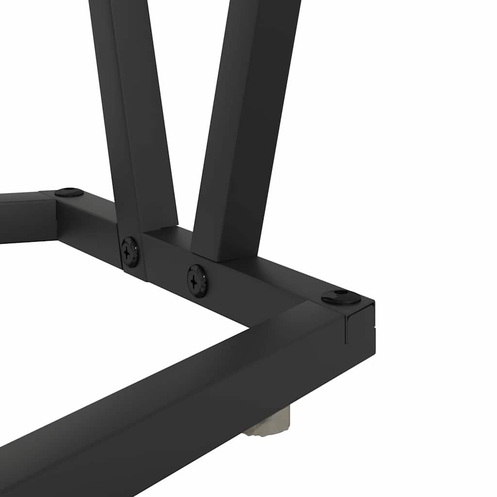 Sofabord 80 X 40 X 40,5 Cm Samlet Træ Og Metal - Billede 8