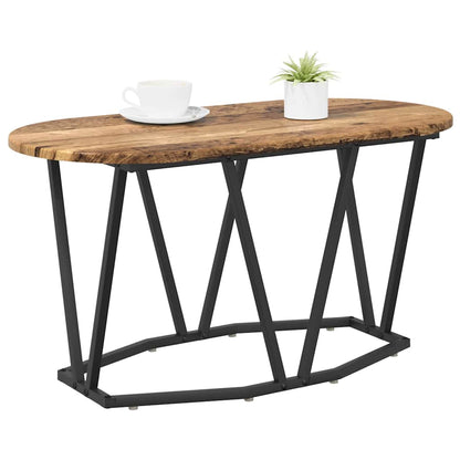 Sofabord 80 X 40 X 40,5 Cm Samlet Træ Og Metal - Billede 3