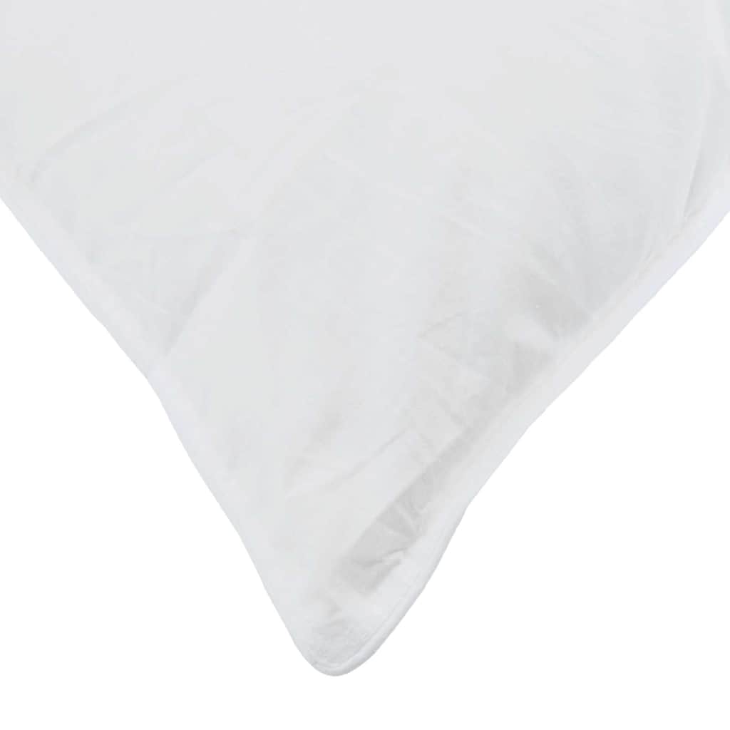 Hovedpude Med Pude 2 Dele 40 X 80 Cm Fjer - Billede 8