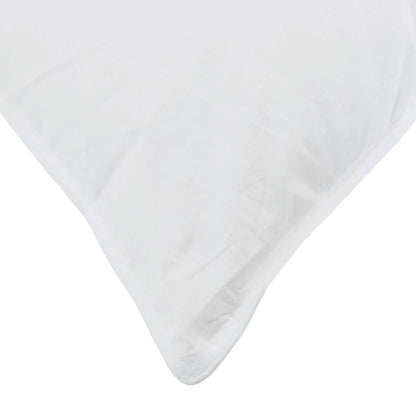 Hovedpude Med Pude 2 Dele 40 X 80 Cm Fjer - Billede 8