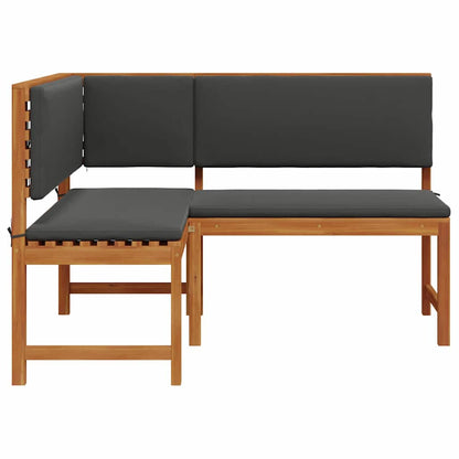 Have Stol Med Pude 140 X 100 X 91cm Massivt Akacietræ - Billede 5