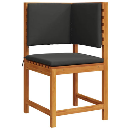 Have Stol Med Pude 50 X 50 X 91cm Massivt Akacietræ - Billede 2
