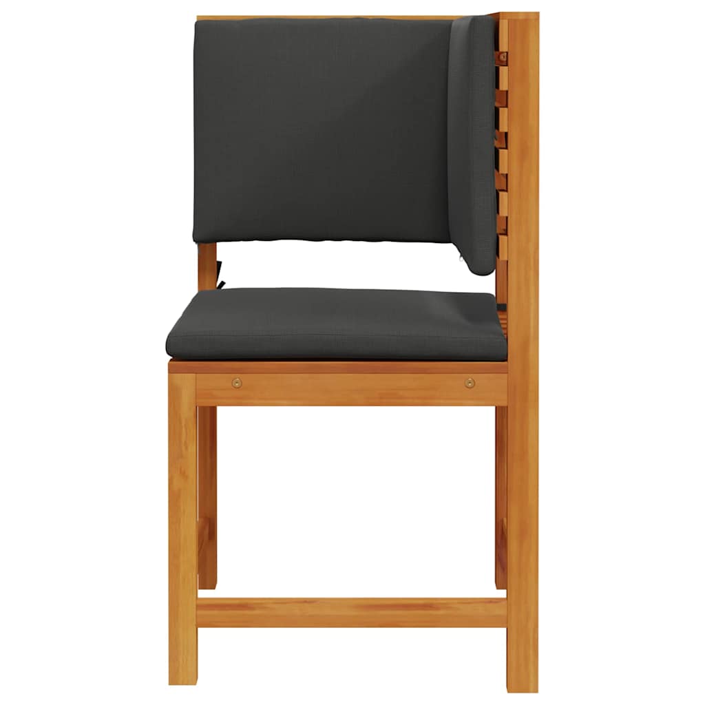 Have Stol Med Pude 50 X 50 X 91cm Massivt Akacietræ - Billede 4