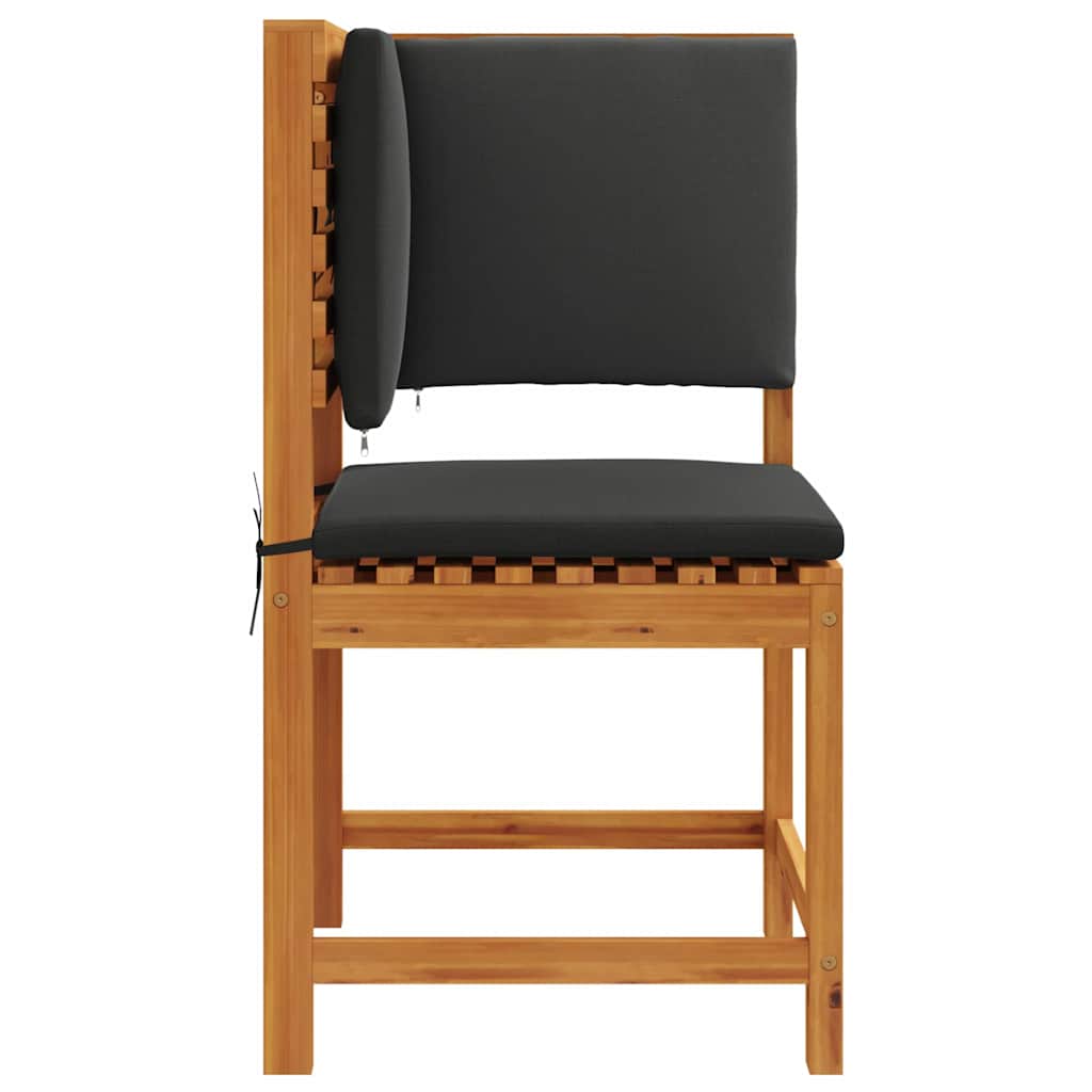 Have Stol Med Pude 50 X 50 X 91cm Massivt Akacietræ - Billede 5