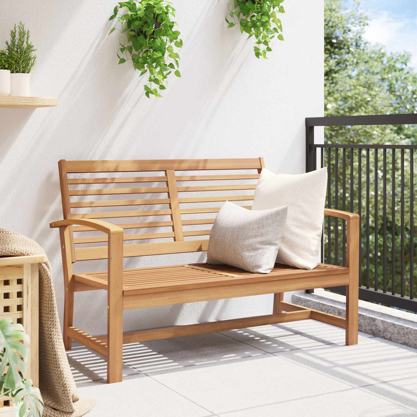 110 X 65 X 76,5 Cm Massiv Teaktræ - Billede 4