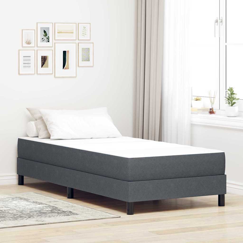 Sengemadras Med Madras Grå 80 X 200 Cm Stof - Hovedbillede