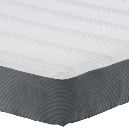 Sengemadras Med Madras Grå 90 X 200 Cm Stof - Billede 8