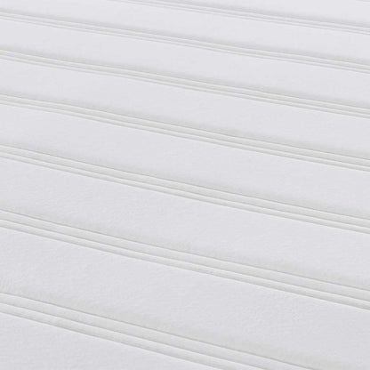 Sengemadras Med Madras Grå 140 200 Cm Stof - Billede 8