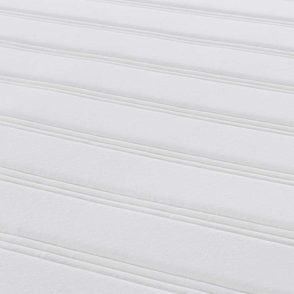 Sengemadras Med Madras Grå 160 200 Cm Stof - Billede 8