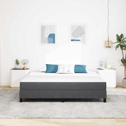 Sengemadras Med Madras Grå 180 X 200 Cm Stof - Billede 3