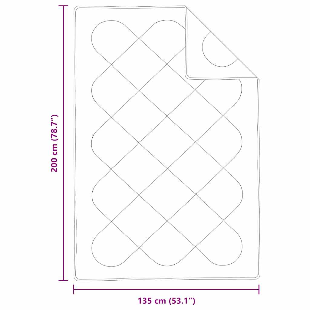 Vinter Dyne 200 X 135 X 5 Cm Polyester - Billede 10