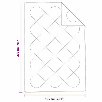 Vinter Dyne 200 X 135 X 5 Cm Polyester - Billede 10