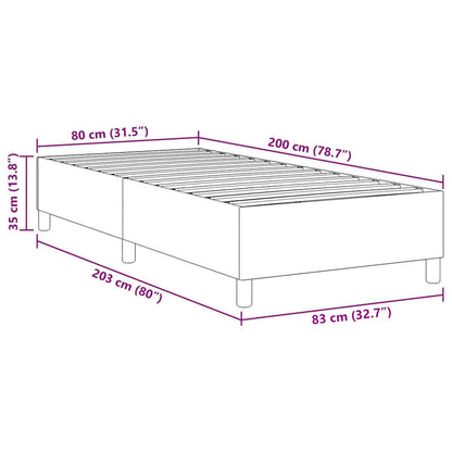 Platform Sengestel Velourstof - Billede 10