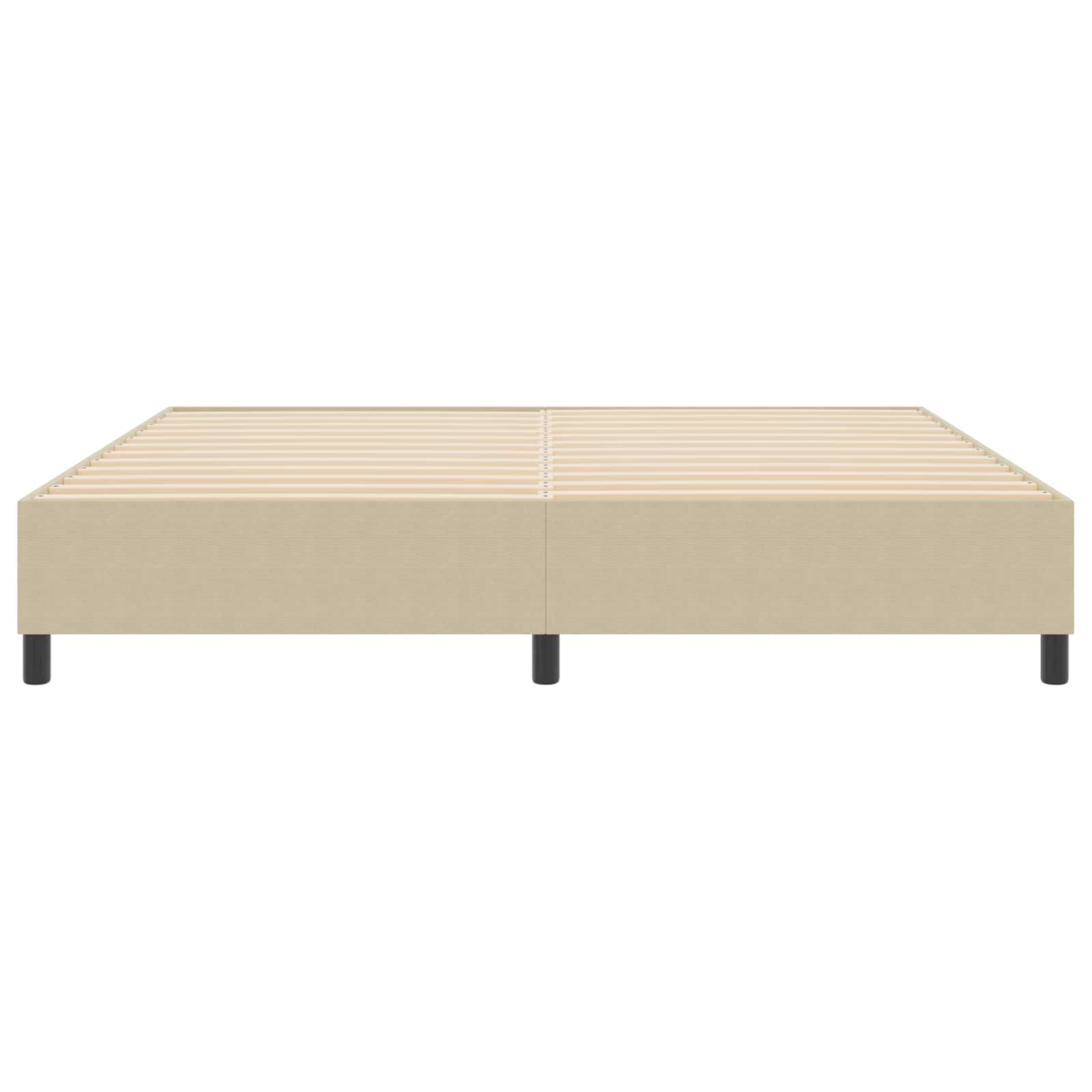Platform Sengestel Grågrøn 200 X 200 Cm Velourstof - Billede 5