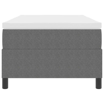 Box Spring Seng Lys Grå, Hvid 193 90 60 Cm Corduroy Stof - Billede 7