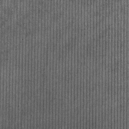 Box Spring Seng Lys Grå Og Hvid 203 X 140 X 60 Cm Corduroy Stof - Billede 13