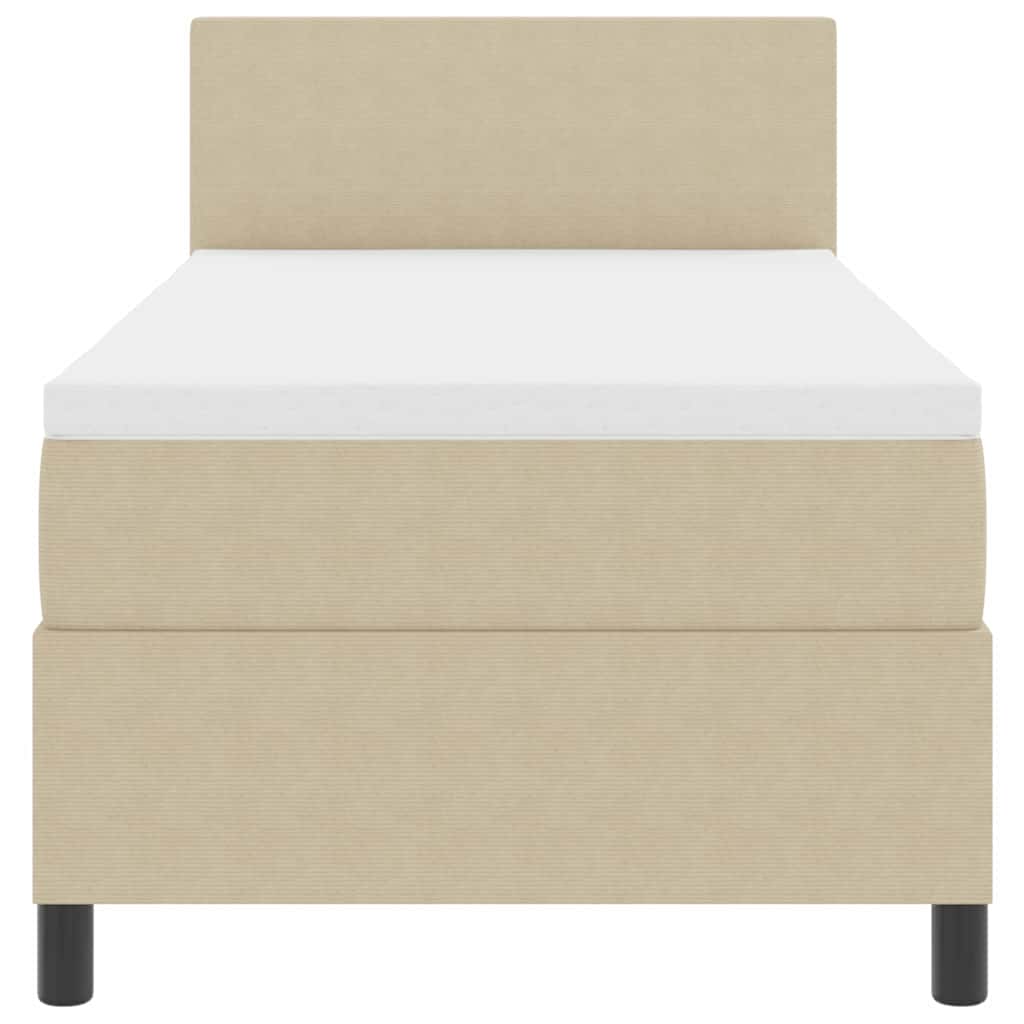 Box Spring Seng Og Velourstof - Billede 7