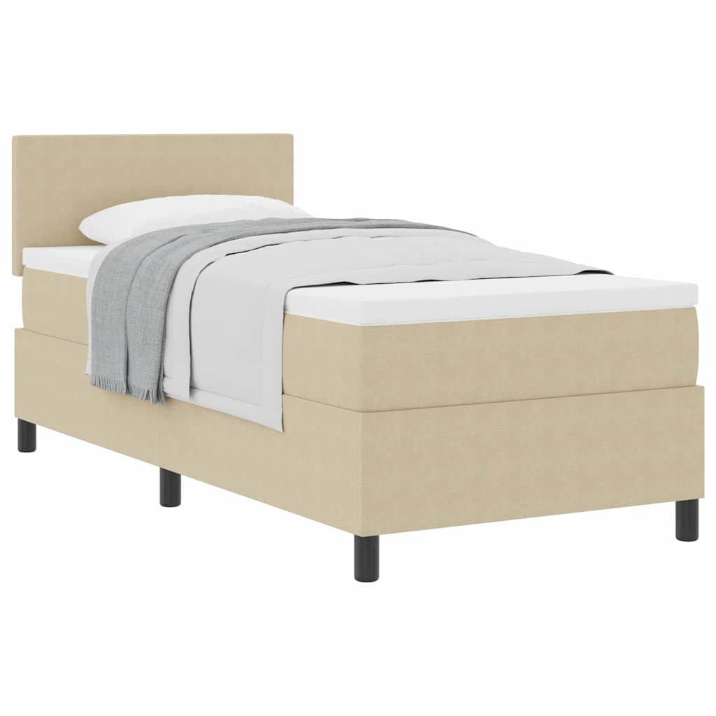 Box Spring Seng Og Velourstof - Billede 3