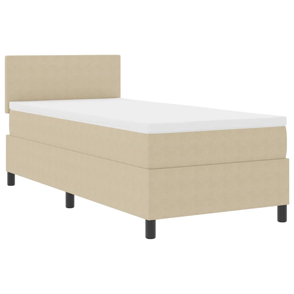 LED Box Spring Bed Og Velourstof - Billede 2