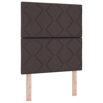 Stofseng Gavl Geometrisk Med Hovedgærde Mørkebrun 80 Cm Stof - Billede 2