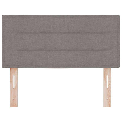 Led Sengegavl Med Led -strimmellys Gråbrun 80 Cm Stof - Billede 6