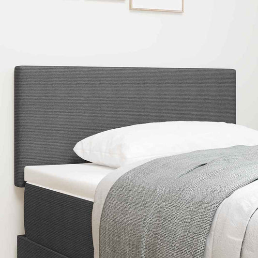 LED Sengegavl Med LED-lysstrimler Velourstof - Hovedbillede