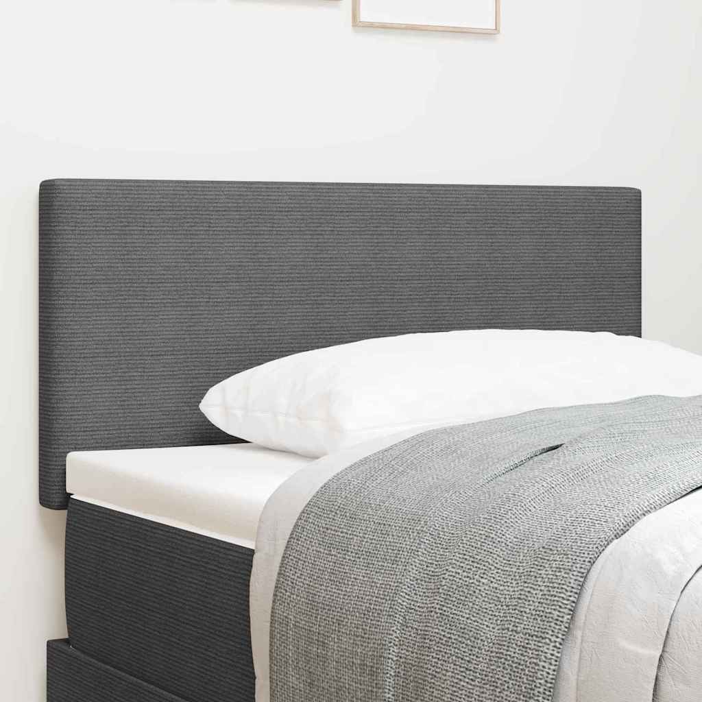 LED Sengegavl Med LED-lysstrimler Velourstof - Hovedbillede
