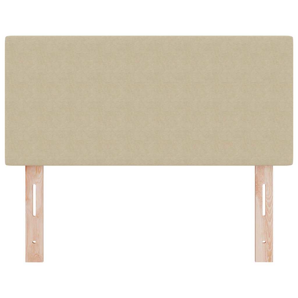 LED Sengegavl Med LED-lysstrimler Velourstof - Billede 5