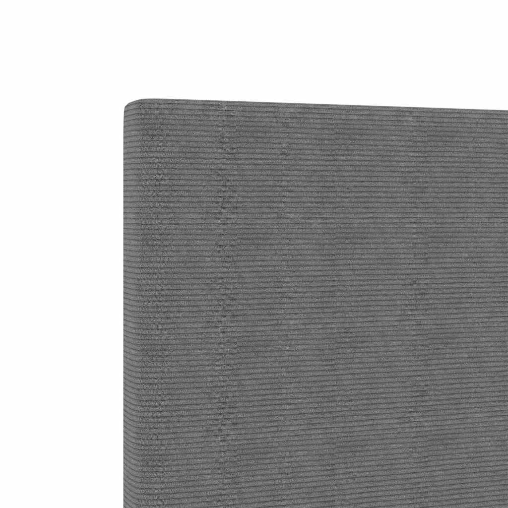 Led Sengegavl Med Led -strimmellys Lysegrå 100 Cm Stof - Billede 9