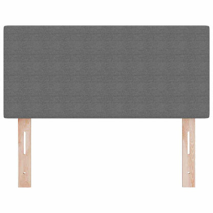 Led Sengegavl Med Led -strimmellys Lysegrå 100 Cm Stof - Billede 6
