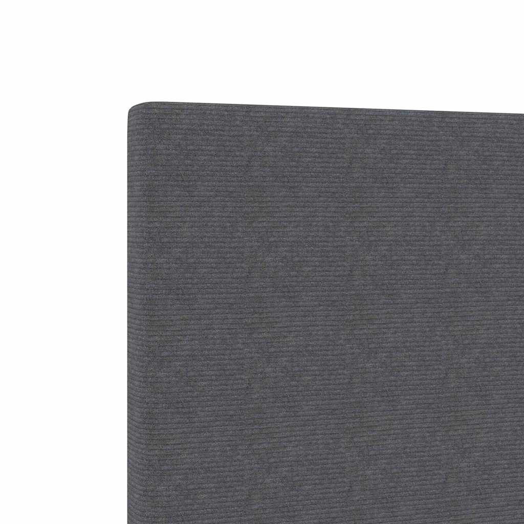 Led Sengegavl Med Led -strimmellys Mørkegrå 100 Cm Stof - Billede 9