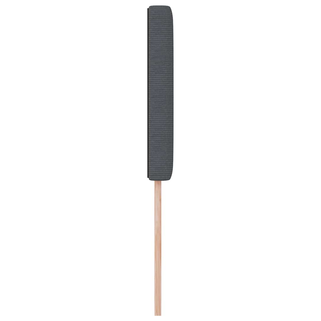 Led Sengegavl Med Led -strimmellys Mørkegrå 100 Cm Stof - Billede 7
