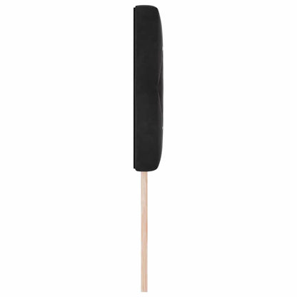 Led Sengegavl Med Led -strimmellys Argyle Sort 80 Cm Fløjl - Billede 7