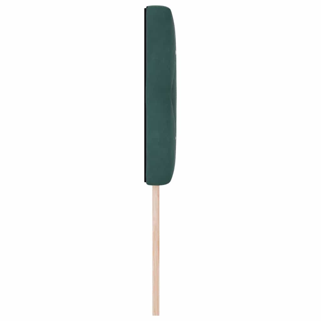 Led Sengegavl Med Led -strimmellys Argyle Mørkegrøn 80 Cm Fløjl - Billede 7