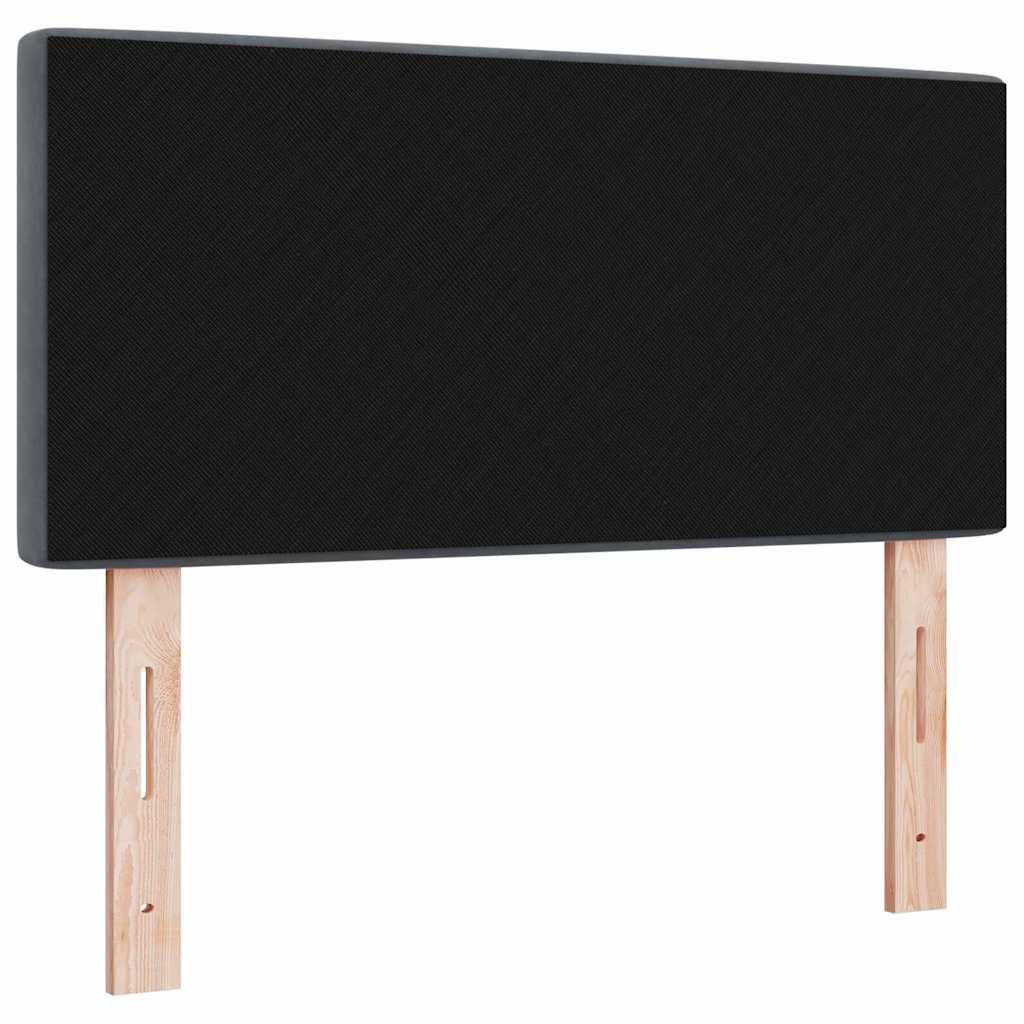 Led Sengegavl Med Led -strimmellys Argyle Mørkegrå 90 Cm Fløjl - Billede 7