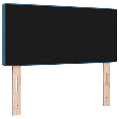 Led Sengegavl Med Led -strimmellys Argyle Mørkeblå 90 Cm Fløjl - Billede 7