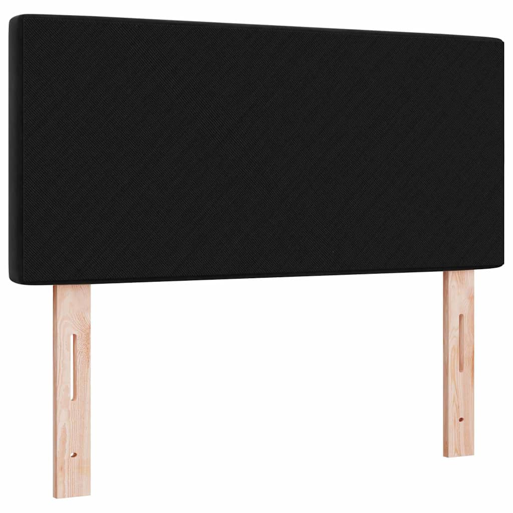 Led Sengegavl Med Led -strimmellys Argyle Sort 100 Cm Fløjl - Billede 7