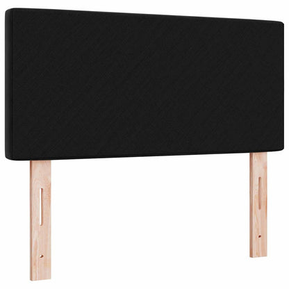 Led Sengegavl Med Led -strimmellys Argyle Sort 100 Cm Fløjl - Billede 7
