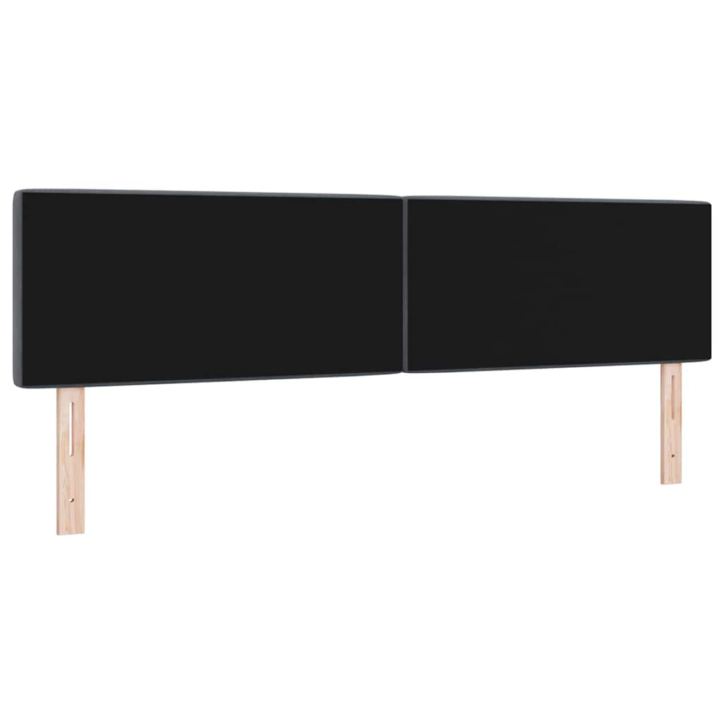 Led Sengegavl Med Led -strimmellys Argyle Mørkegrå 90 Cm Fløjl - Billede 8