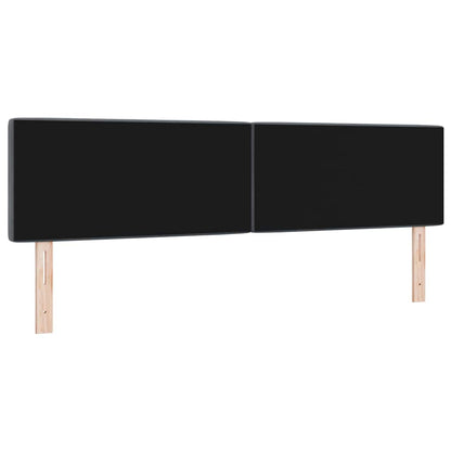 Led Sengegavl Med Led -strimmellys Argyle Mørkegrå 90 Cm Fløjl - Billede 8