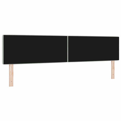 Led Sengegavl Med Led -strimmellys Argyle Lysegrå 100 Cm Fløjl - Billede 7