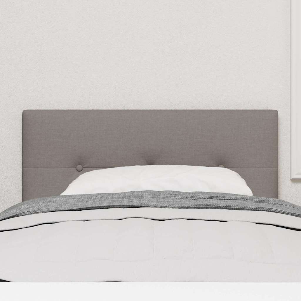 Led Sengegavl Med Led -strimmellys Gråbrun 80 Cm Stof - Billede 3