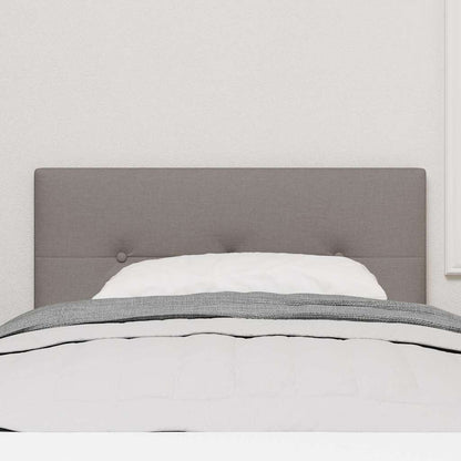 Led Sengegavl Med Led -strimmellys Gråbrun 80 Cm Stof - Billede 3