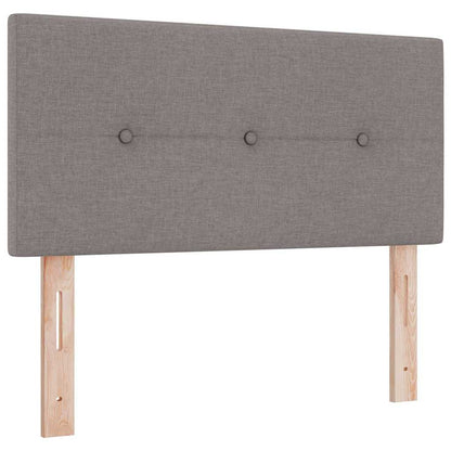Led Sengegavl Med Led -strimmellys Gråbrun 80 Cm Stof - Billede 2