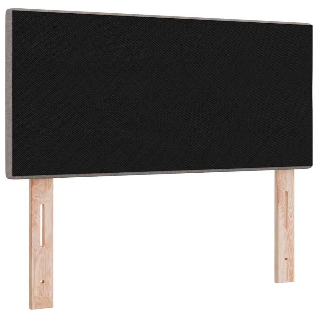 Led Sengegavl Med Led -strimmellys Gråbrun 80 Cm Stof - Billede 7