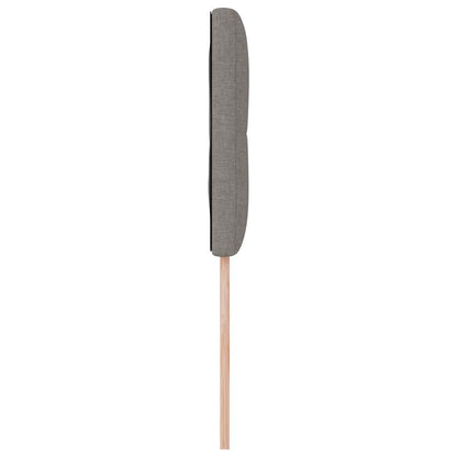 Led Sengegavl Med Led -strimmellys Gråbrun 80 Cm Stof - Billede 6