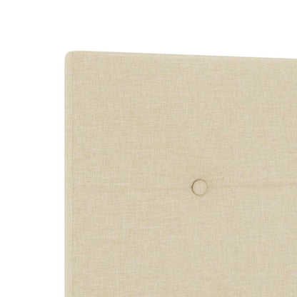 Led Sengegavl Med Led -strimmellys Creme 90 Cm Stof - Billede 9